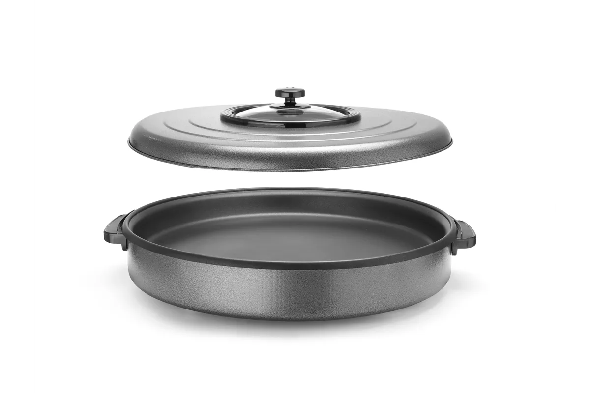 Multipatelnia elektryczna, multipatelnia 550x60 mm, 230V/1600W, ⌀620x170mm Hendi 239605