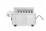Podgrzewacz rolkowy do parówek jednostrefowy, 7 rolek, 230V/740W, 525x365x176mm Hendi 268506