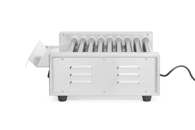 Podgrzewacz rolkowy do parówek jednostrefowy, 9 rolek, 230V/940W, 520x425x175mm Hendi 268605