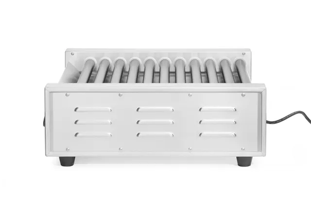 Podgrzewacz rolkowy do parówek dwustrefowy, 11 rolek, 230V/1180W, 530x525x180mm Hendi 268704