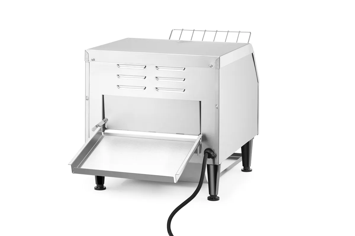 Toster przelotowy podwójny, srebrny, 230V/2240W, 418x365x390mm Hendi 261309