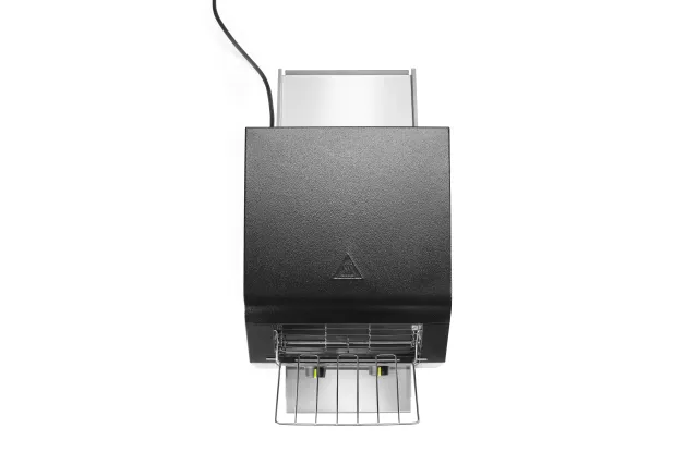 Toster przelotowy podwójny, czarny, 230V/2240W, 418x368x415mm Hendi 261354