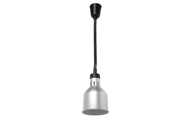 Lampa do podgrzewania potraw wisząca, cylindryczna, srebrny, 230V/250W, ⌀175x250mm Hendi 273883