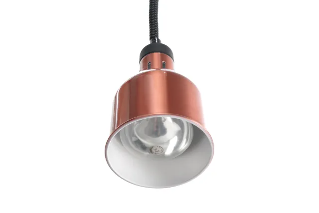 Lampa do podgrzewania potraw wisząca, cylindryczna, miedziany, 230V/250W, ⌀175x250mm Hendi 273890