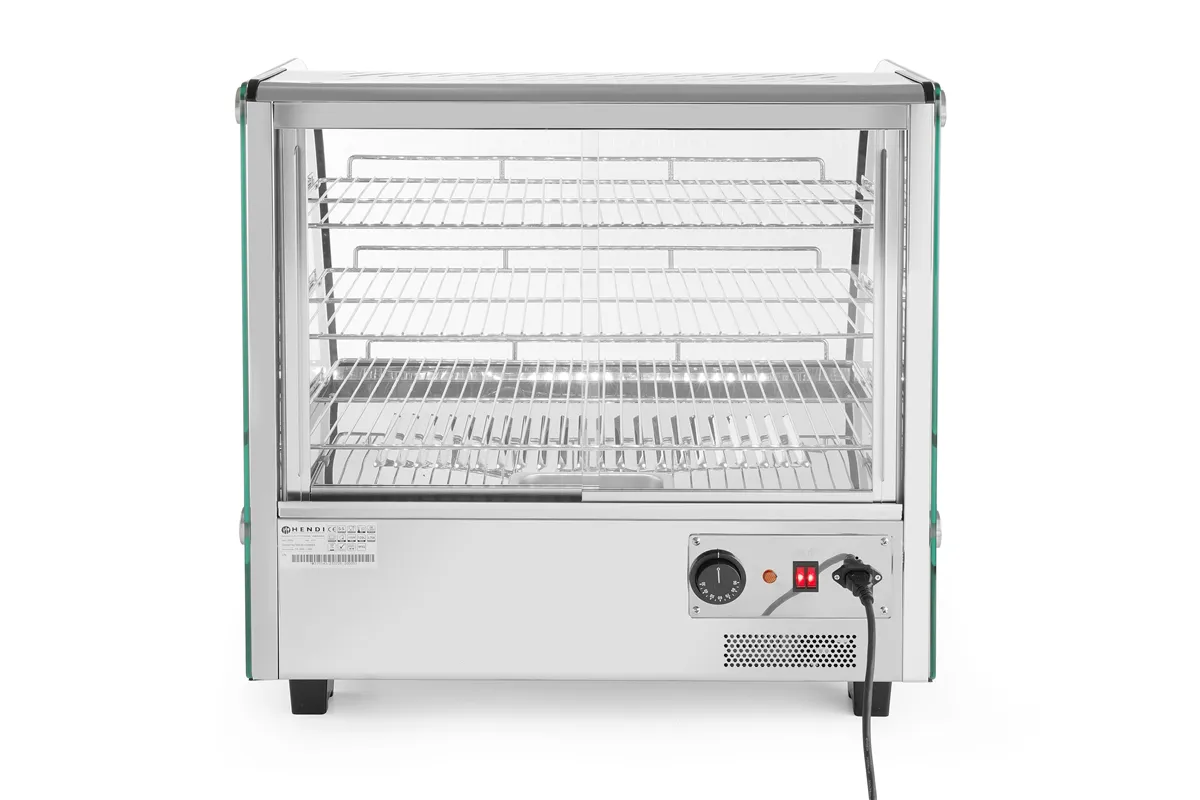 Witryna grzewcza nastawna, 120 litrów, 230V/1100W, 685x575x680mm Hendi 233726