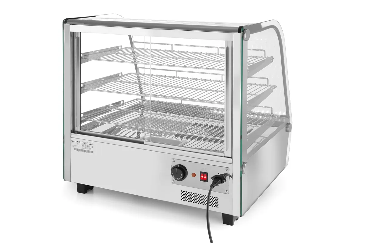 Witryna grzewcza nastawna, 120 litrów, 230V/1100W, 685x575x680mm Hendi 233726