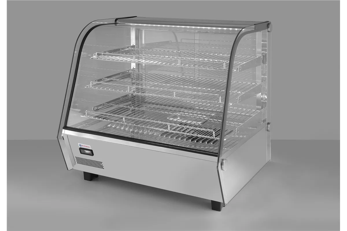 Witryna grzewcza nastawna, 120 litrów, 230V/1100W, 685x575x680mm Hendi 233726