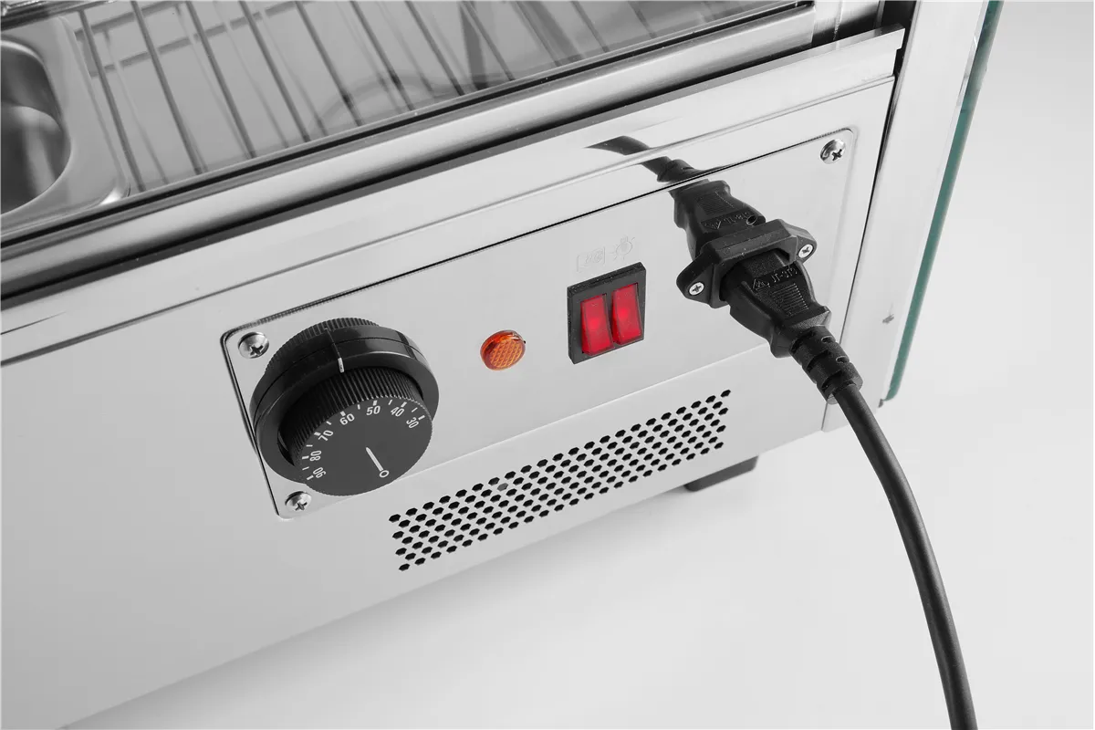 Witryna grzewcza nastawna, 120 litrów, 230V/1100W, 685x575x680mm Hendi 233726