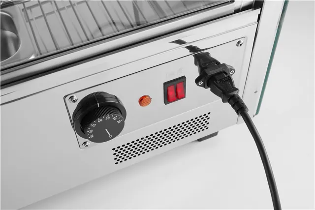 Witryna grzewcza nastawna, 120 litrów, 230V/1100W, 685x575x680mm Hendi 233726 Witryna grzewcza nastawna, 120 litrów, 230V/1100W, 685x575x680mm Hendi 233726