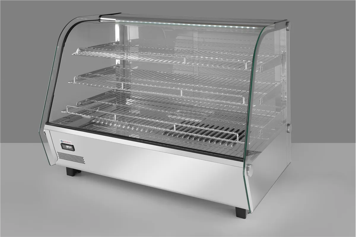 Witryna grzewcza nastawna, 160 litrów, 230V/1500W, 885x570x680mm Hendi 233733