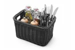 Koszyk na sztućce, czarny, 260x180x150mm Hendi 426074