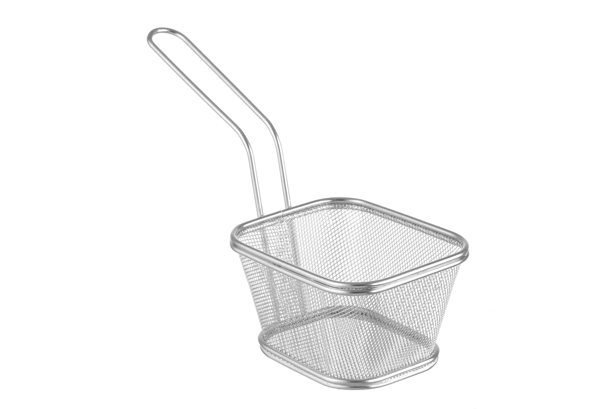 Koszyk miniaturowy do smażonych przekąsek, 130x115x80mm Hendi 425688