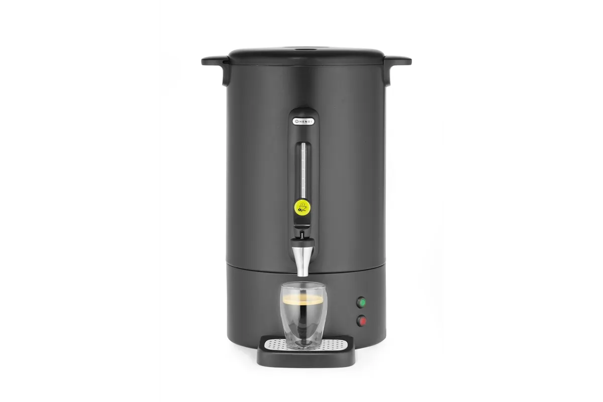 Zaparzacz do kawy UNIQ, 14L, czarny, 220-240V/1750W, 357x380x502mm Hendi 211489