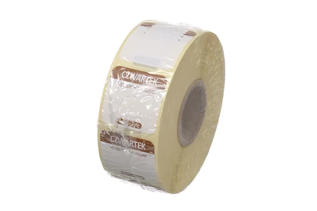 Etykiety Food Safety na każdy dzień tygodnia – wielorazowe, Czwartek, brązowy, 1000 szt., 25x25mm Hendi 850107