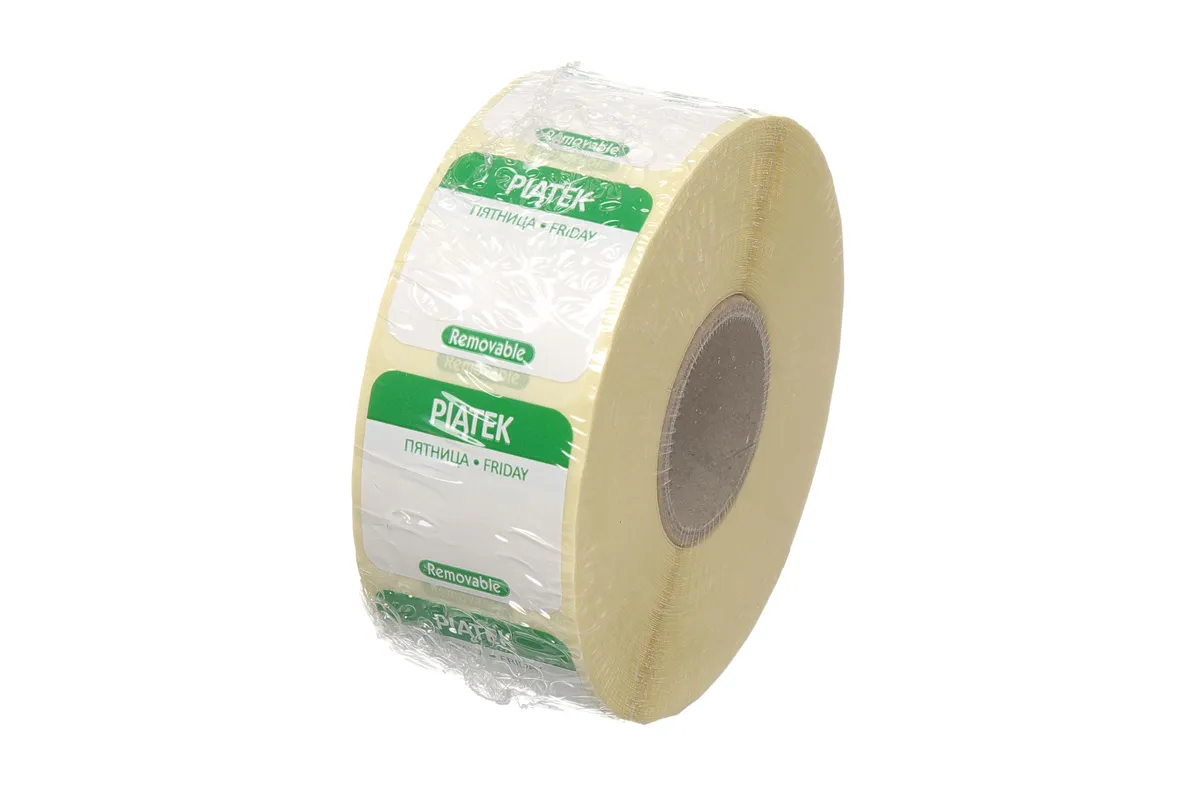 Etykiety Food Safety na każdy dzień tygodnia – wielorazowe, Piątek, zielony, 1000 szt., 25x25mm Hendi 850114