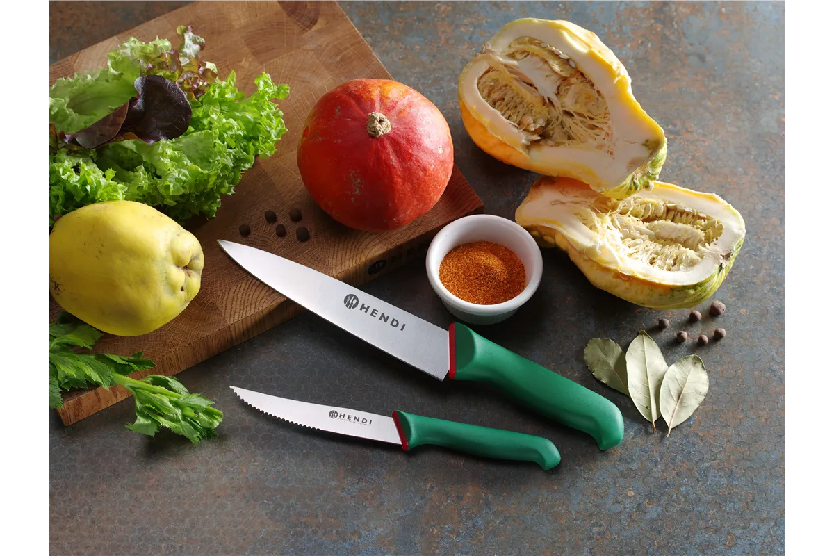 Nóż kuchenny, zielony, 300mm Hendi 843857