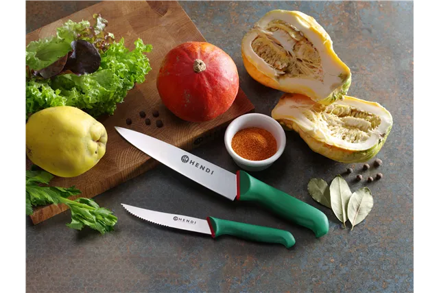 Nóż kuchenny, zielony, 300mm Hendi 843857