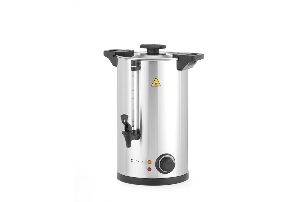 Warnik do wody o pojedynczych ściankach, 10L, 220-240V/1500W, 340x315x430mm Hendi 211137