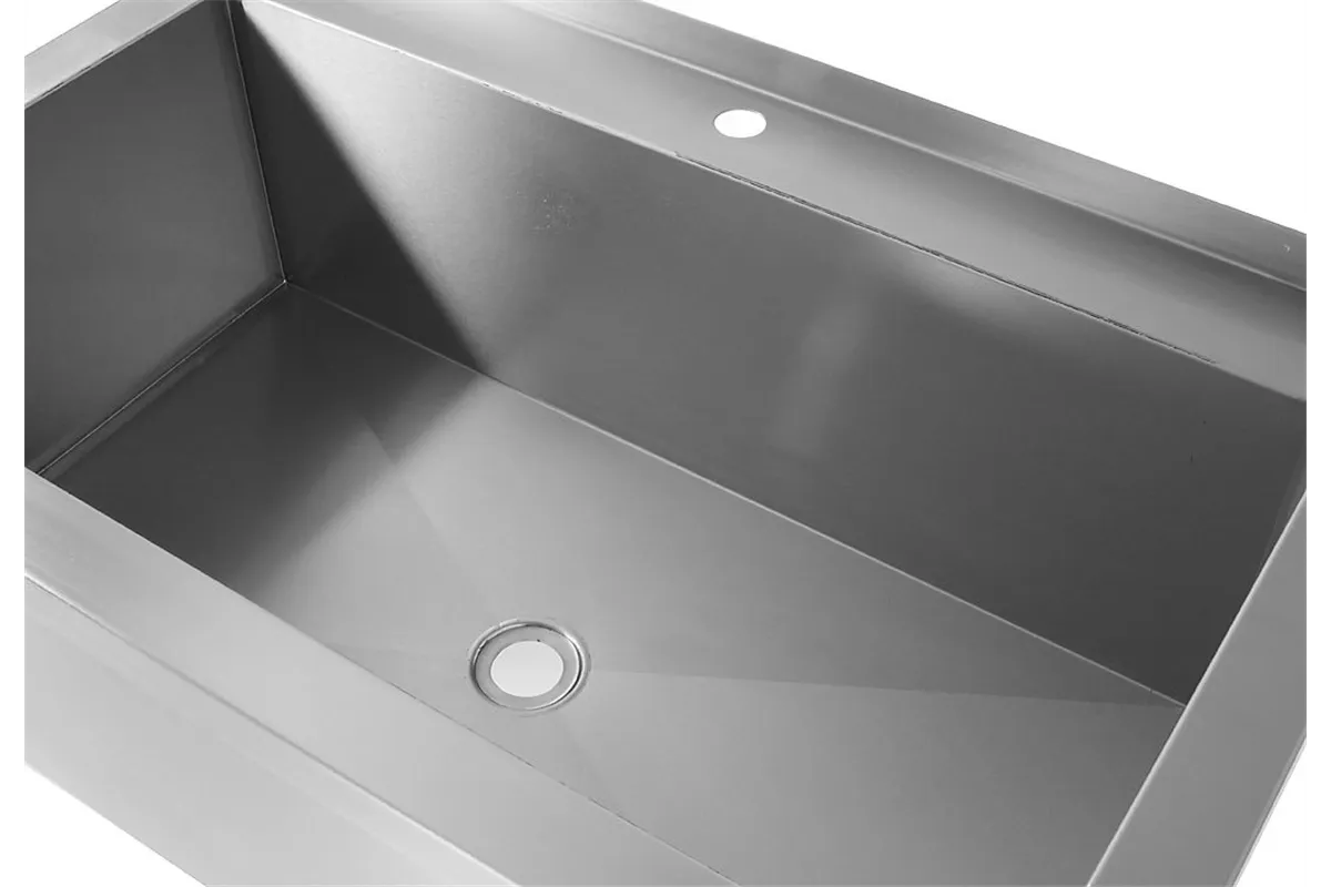 Stół z basenem – spawany, jednokomorowy, Profi Line, 1000x600x850mm Hendi 811832