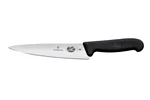 Nóż kuchenny z szerokim ostrzem, czarny, 314mm Victorinox 5.2003.19