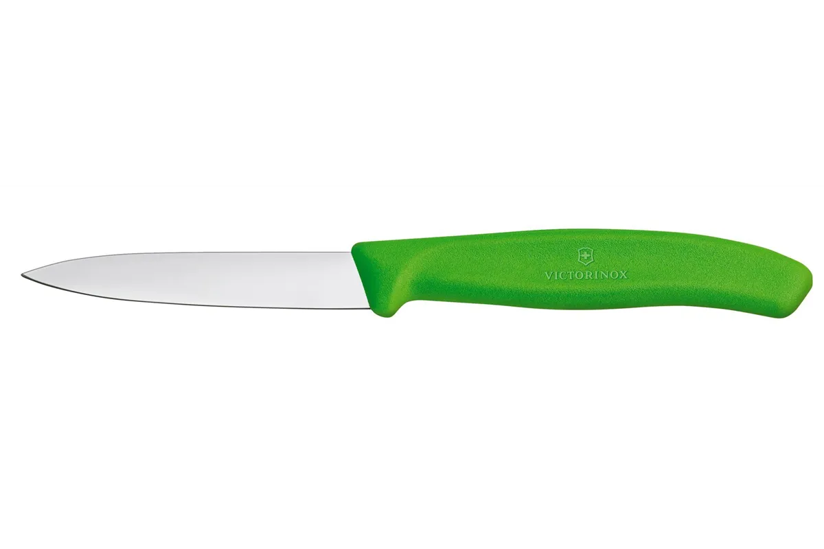 Nóż do jarzyn gładki, zielony, 190mm Victorinox 6.7606.L114