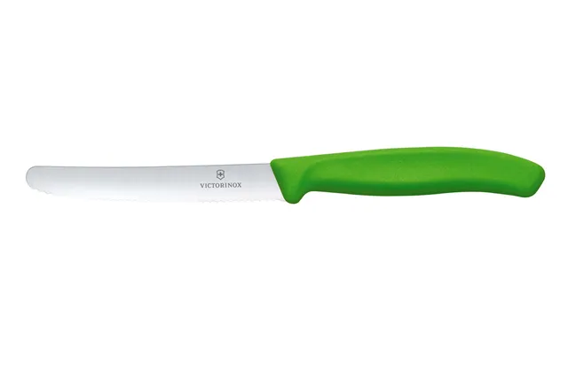 Nóż do pomidorów, zielony, 219mm Victorinox 6.7836.L114