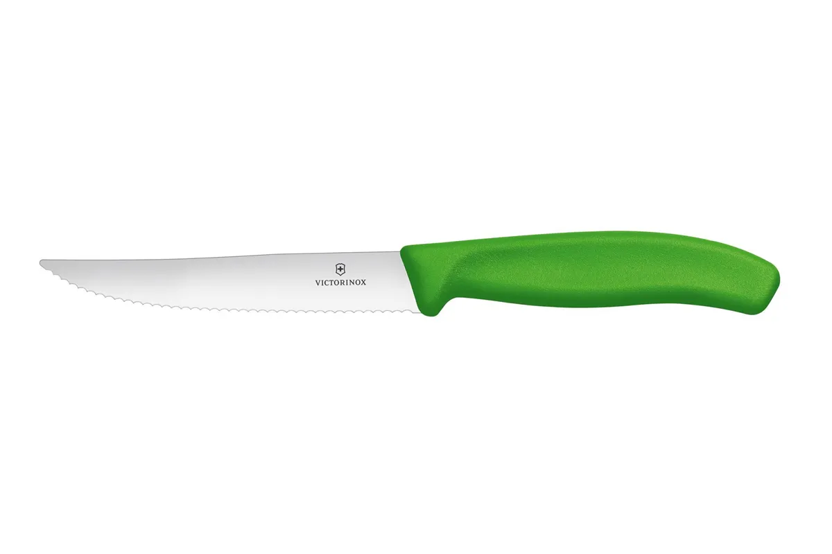 Nóż do steków i pizzy, zielony, 232mm Victorinox 6.7936.12L4