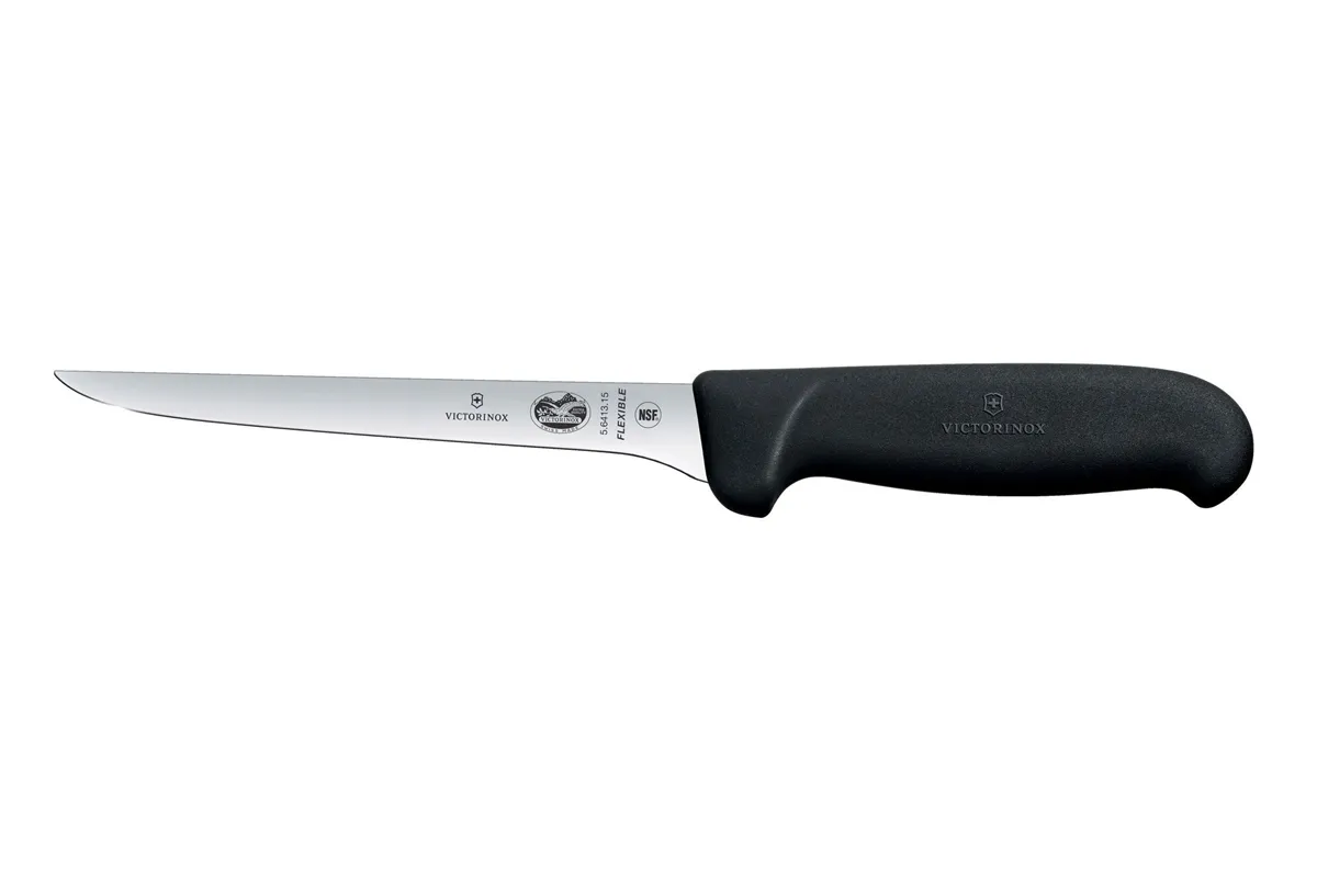 Nóż do trybowania, czarny, 287mm Victorinox 5.6413.15