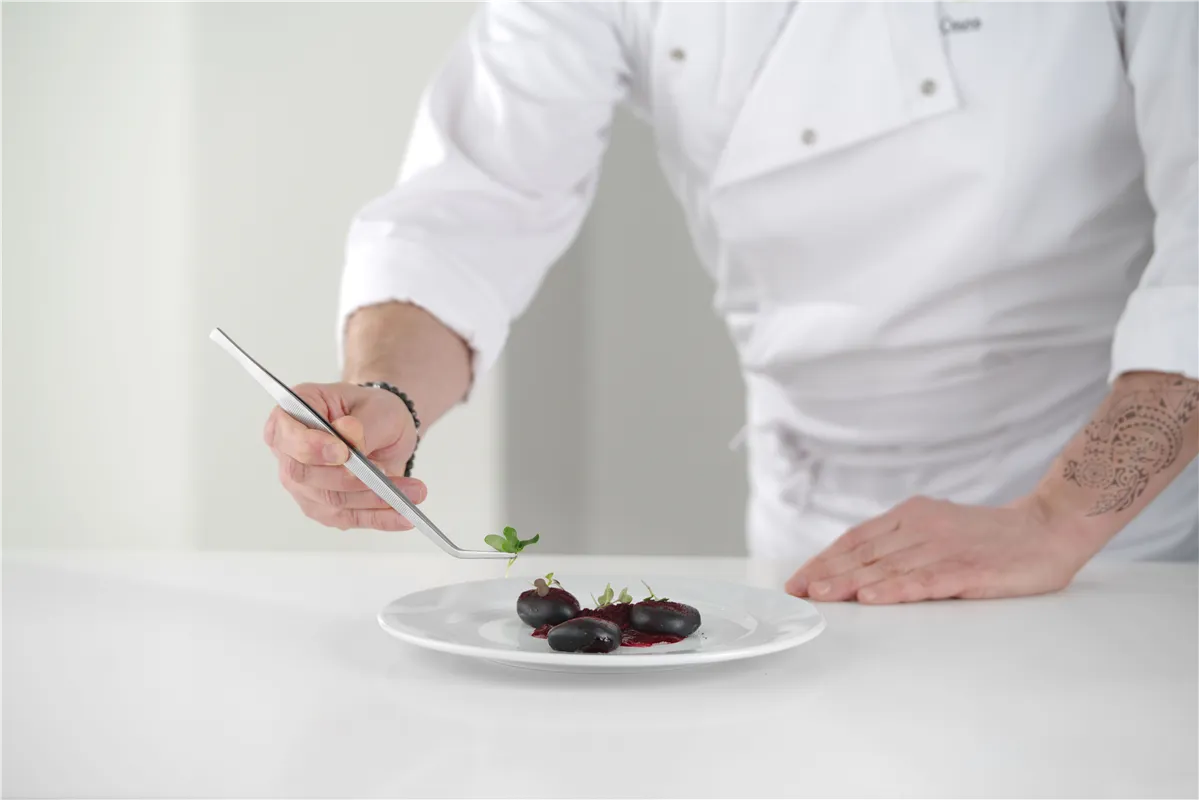 Pęseta zakrzywiona, 240mm Hendi 680063