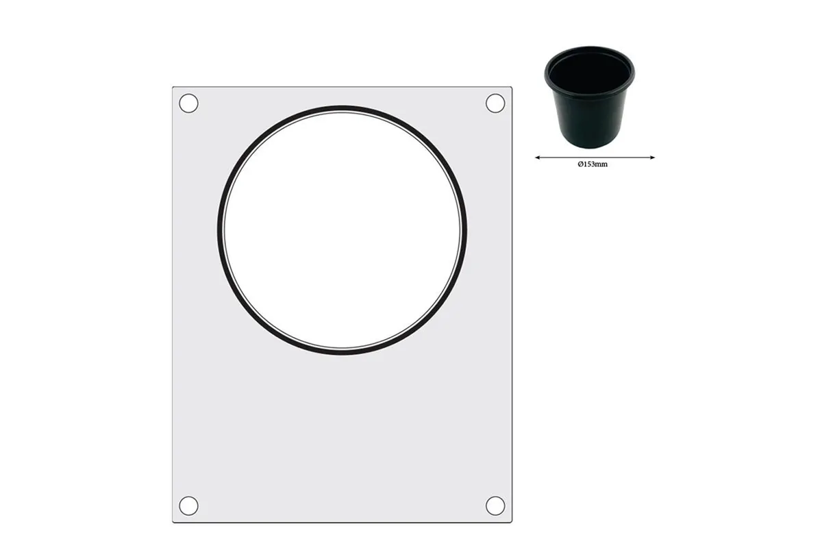 Matryca do zgrzewarki, pojemnik do zupy ø165 mm Hendi 805619