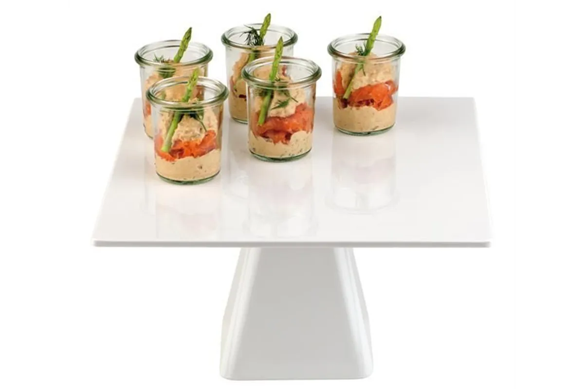 Patera do ciasta kwadratowa, 310x310x160mm Hendi 566527