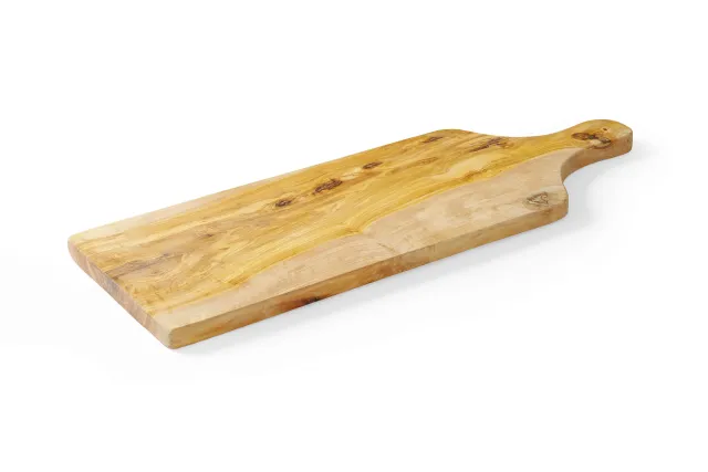 Deska do serwowania z drewna oliwnego z uchwytem, 600x200x18mm Hendi 505267