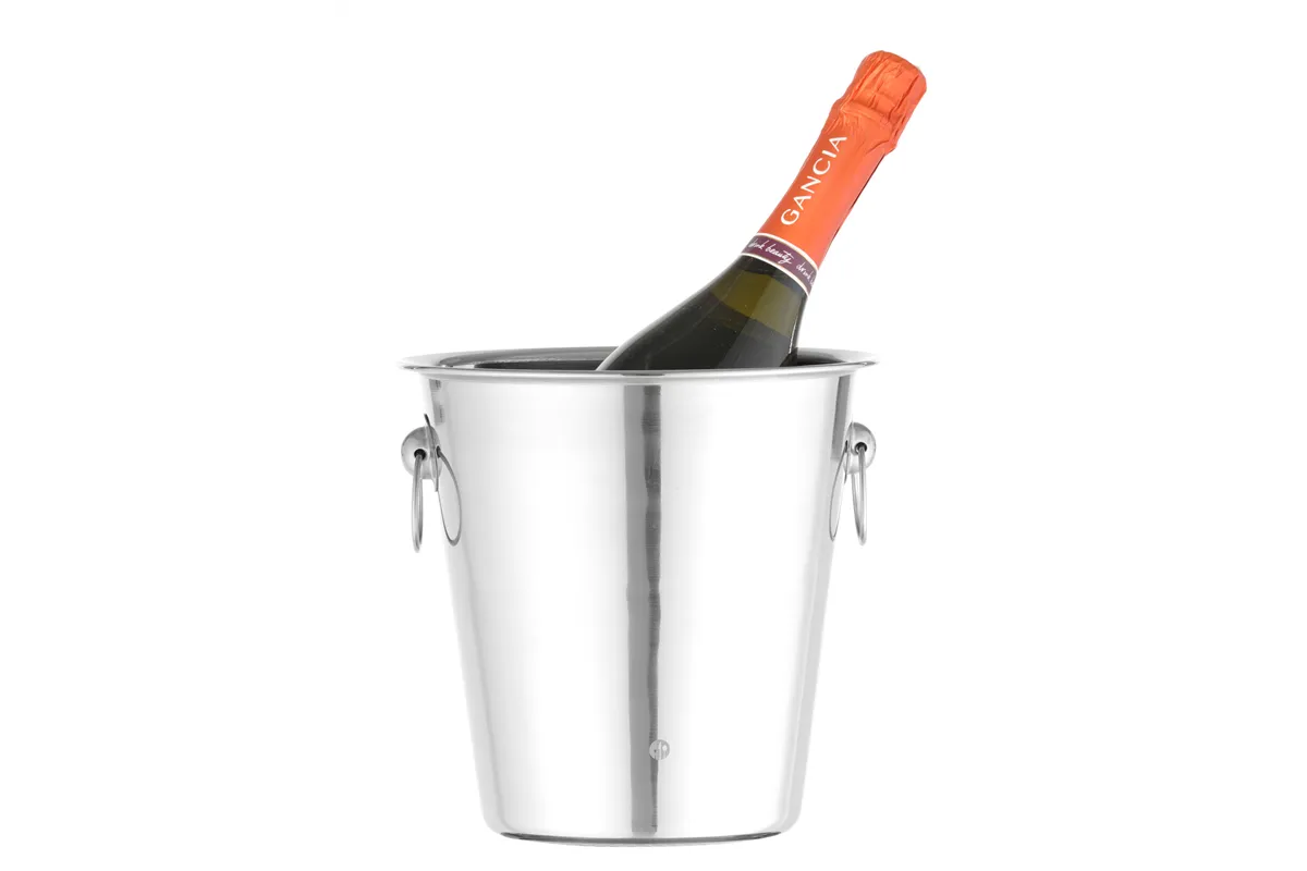 Wiadro do szampana, 3,3L, srebrny, ⌀220x190mm BarUp 593202