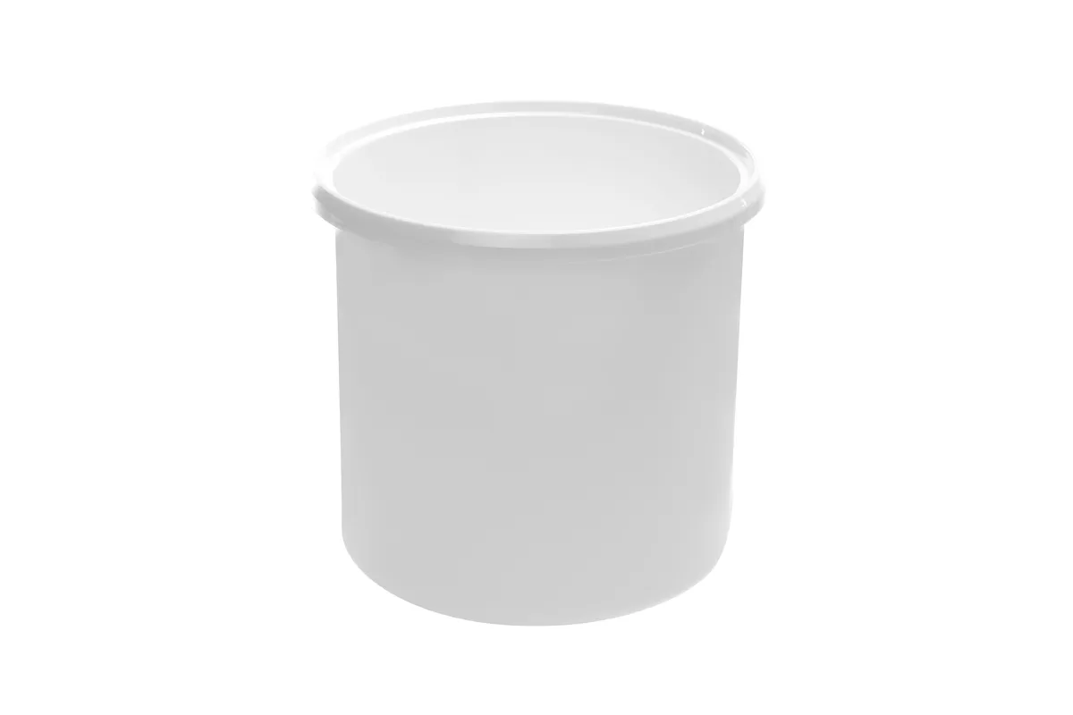 Pojemnik do lodu, 5L, biały, ⌀190x200mm BarUp 594742