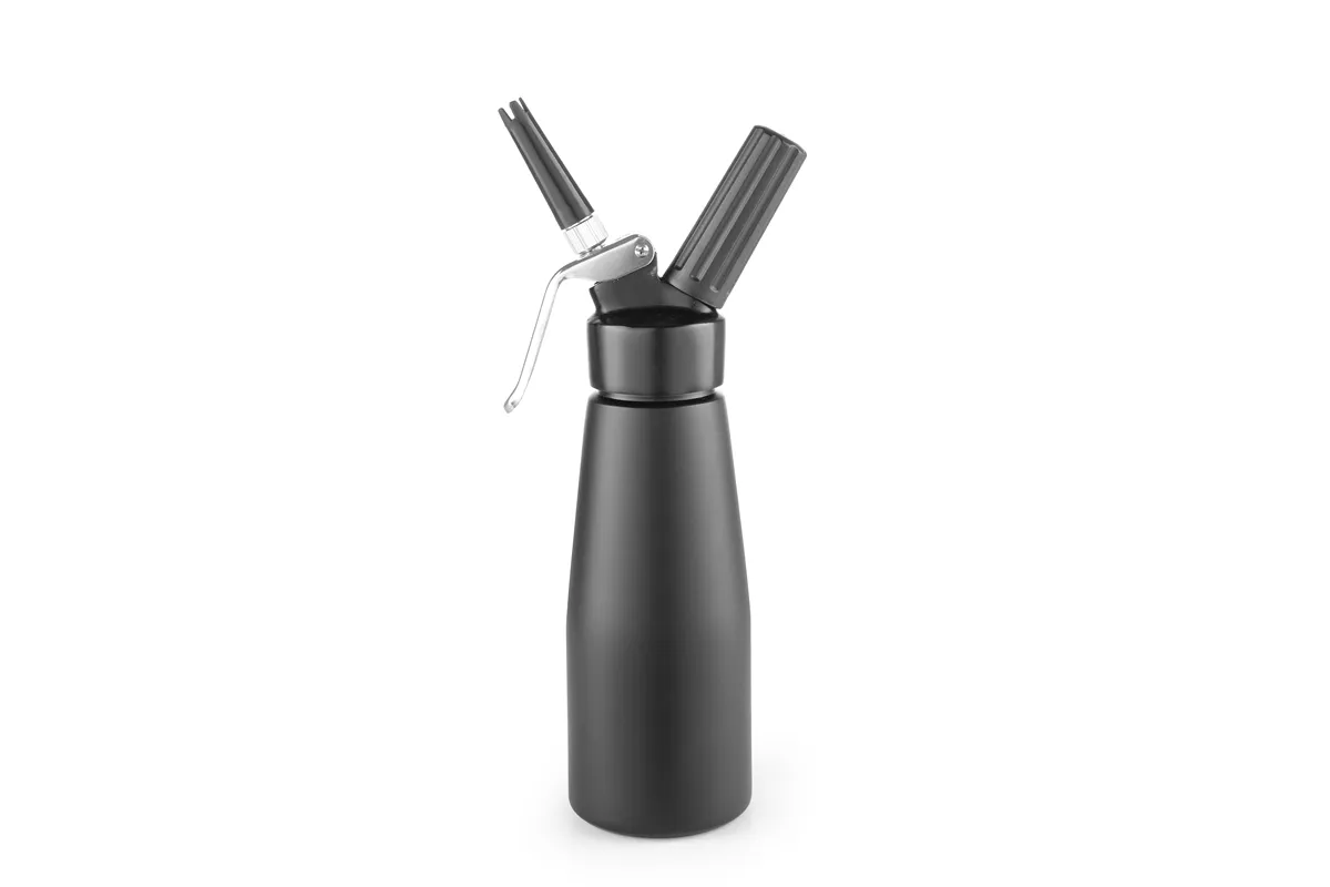 Syfon do bitej śmietany, Kitchen Line, 0,5L, czarny, ⌀80x260mm Hendi 588420