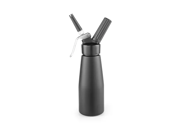 Syfon do bitej śmietany, Kitchen Line, 0,5L, czarny, ⌀80x260mm Hendi 588420