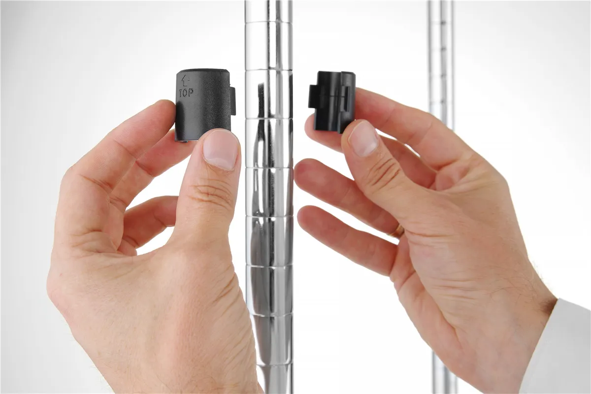 Regał magazynowy z 5 półkami, chromowany, chromowany, 910x455x1830mm Hendi 812204