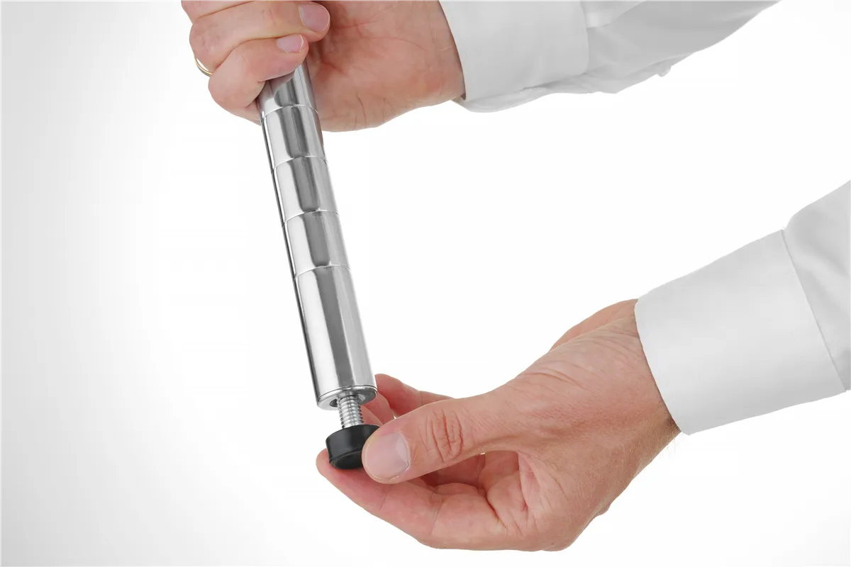 Regał magazynowy z 5 półkami, chromowany, chromowany, 910x455x1830mm Hendi 812204