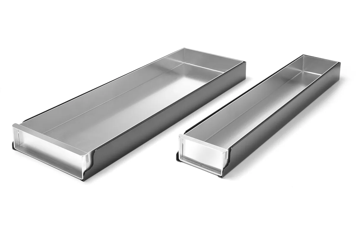 Blacha cukiernicza aluminiowa, zamykana, 580x100x50mm Hendi 689851