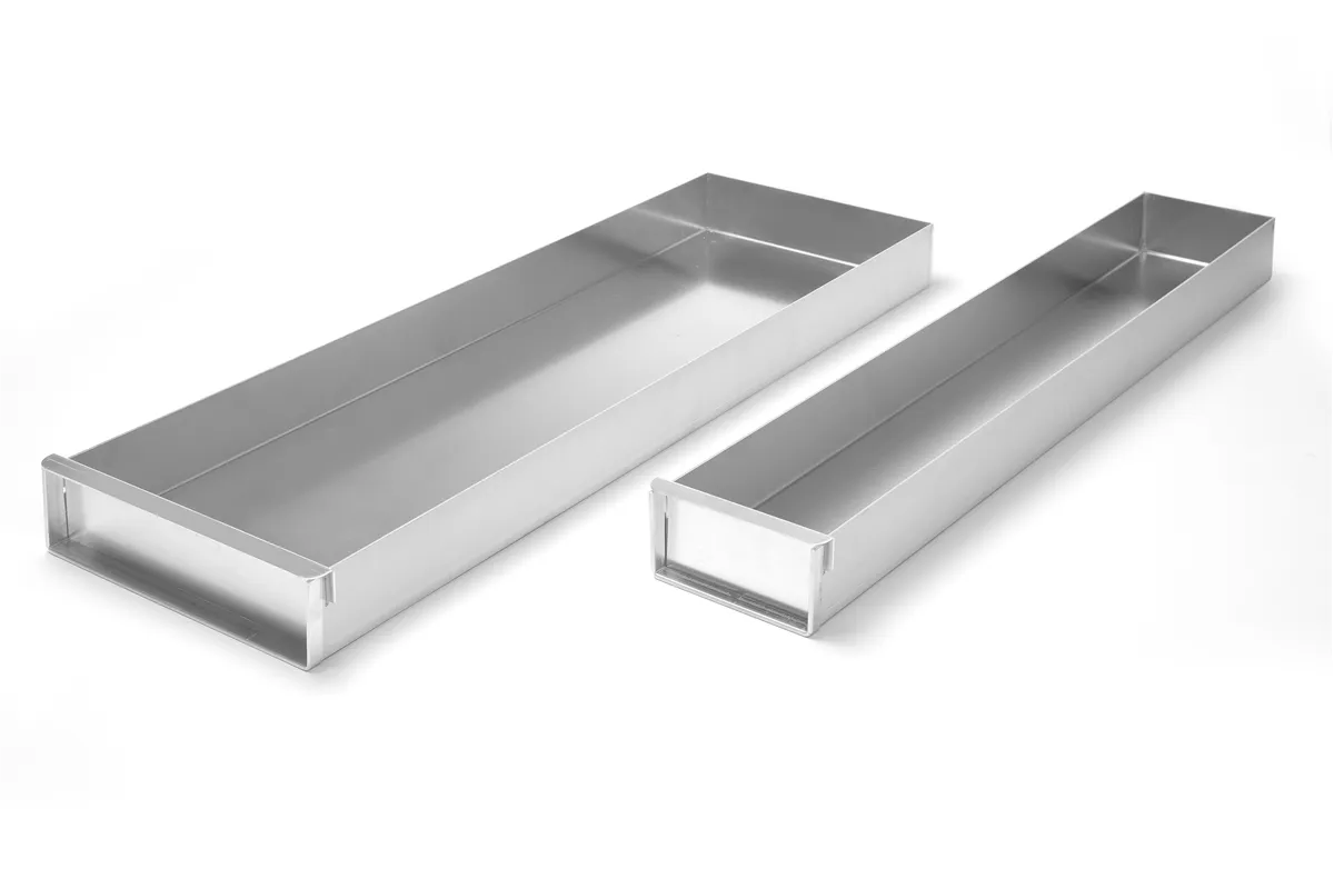 Blacha cukiernicza aluminiowa, zamykana, 580x100x50mm Hendi 689851