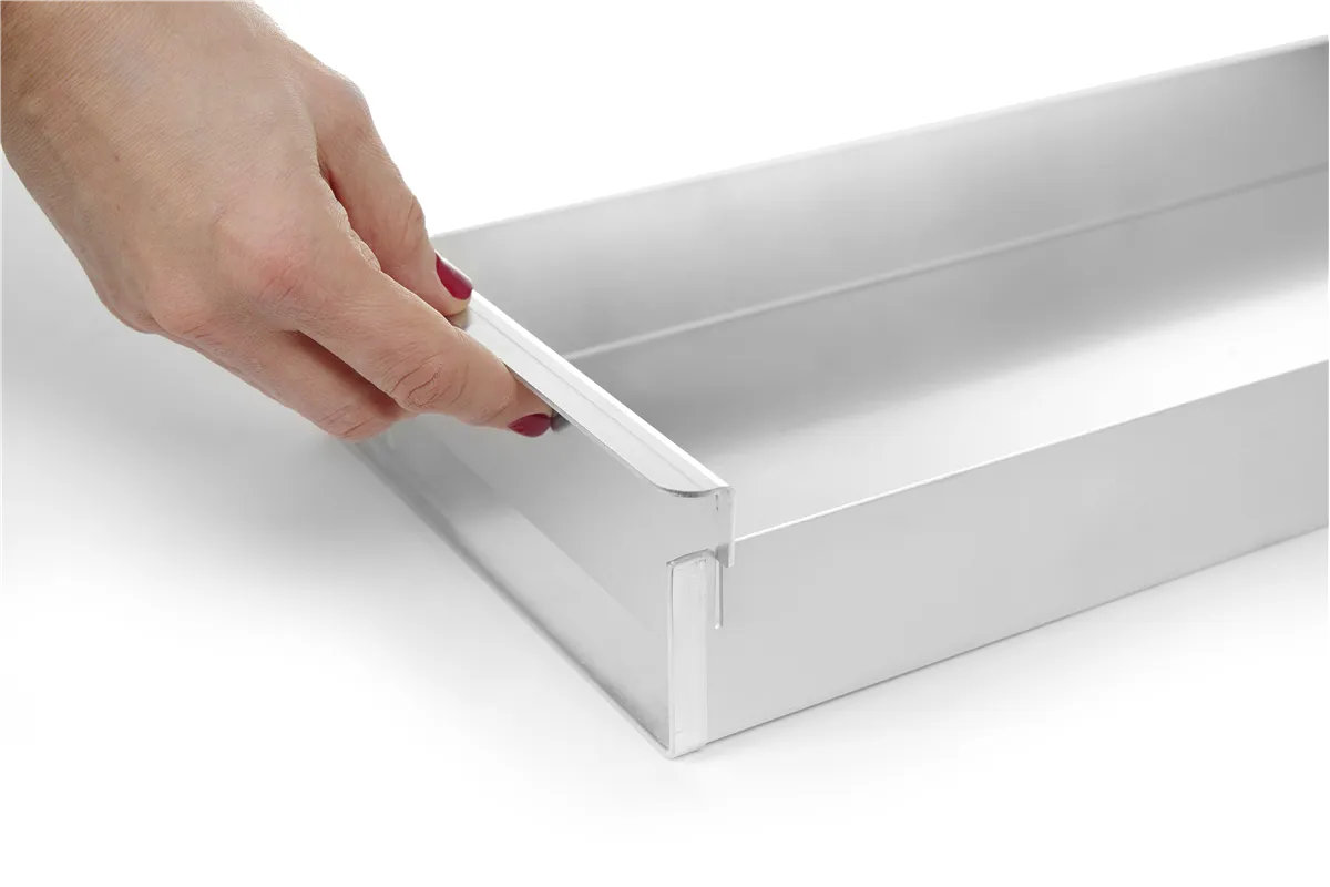 Blacha cukiernicza aluminiowa, zamykana, 580x200x50mm Hendi 689868