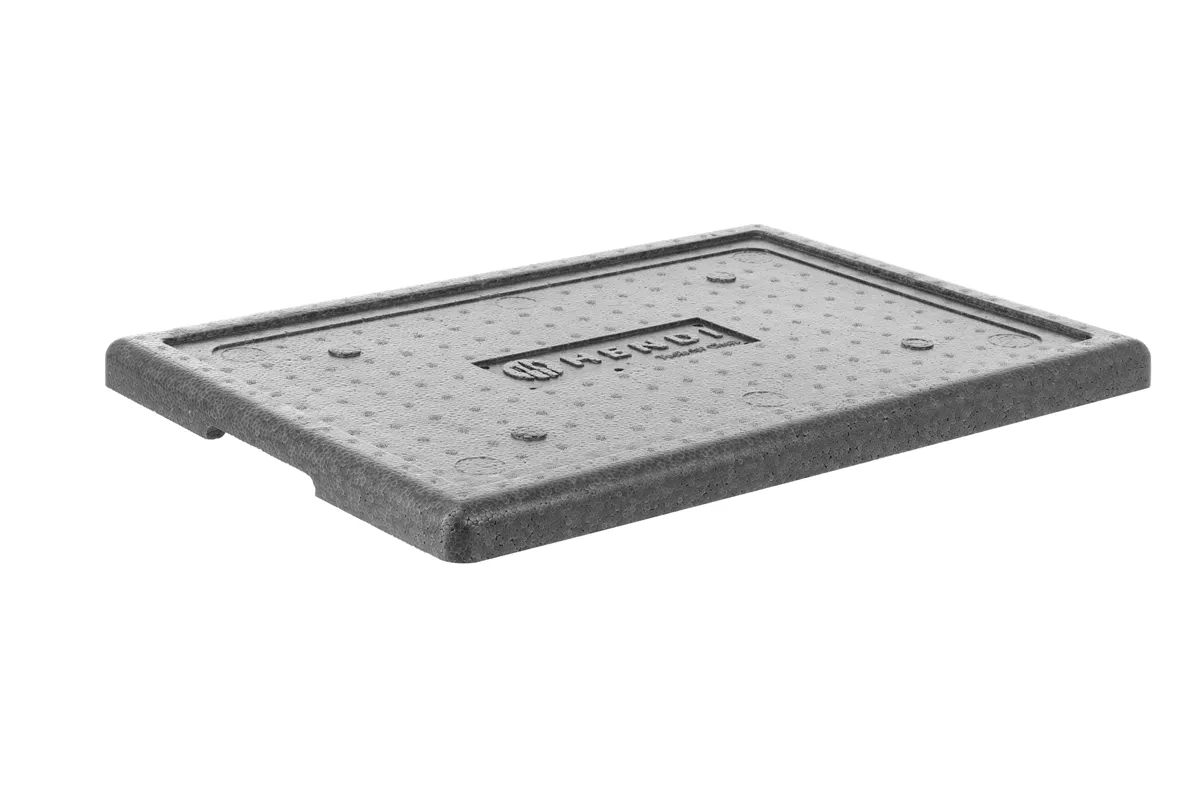 Pojemnik termoizolacyjny z piocelanu, Kitchen Line, 40l, GN 1/1, 40L, czarny, 600x400x283mm Hendi 707746