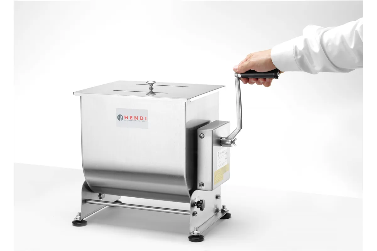 Mieszarka ręczna do farszu z dzieżą przechylną, 20L, 285x550x385mm Hendi 282281