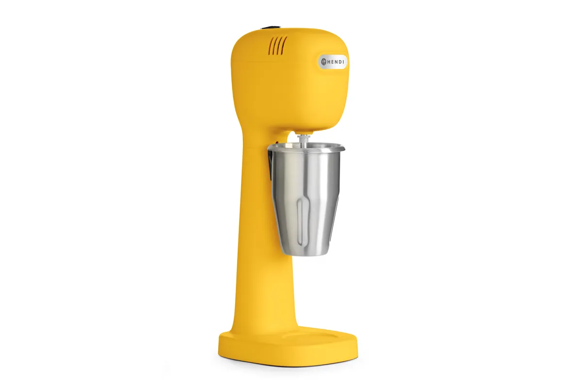 Shaker do koktajli mlecznych  Design by Bronwasser, żółty, 220-240V/400W, 170x196x490mm Hendi 221631