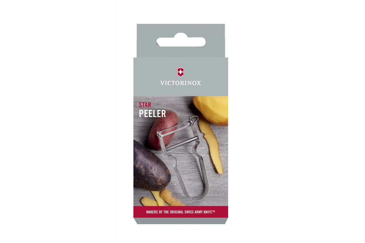 Obieraczka Star, ostrze gładkie, srebrny Victorinox 6.0912