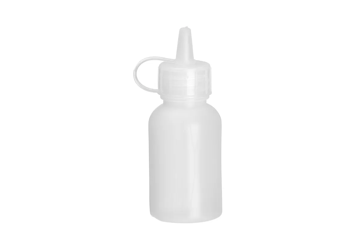 Mini dyspenser do sosów - zestaw 4 szt., 0,03L, transparentny, ⌀30x85mm Hendi 557891