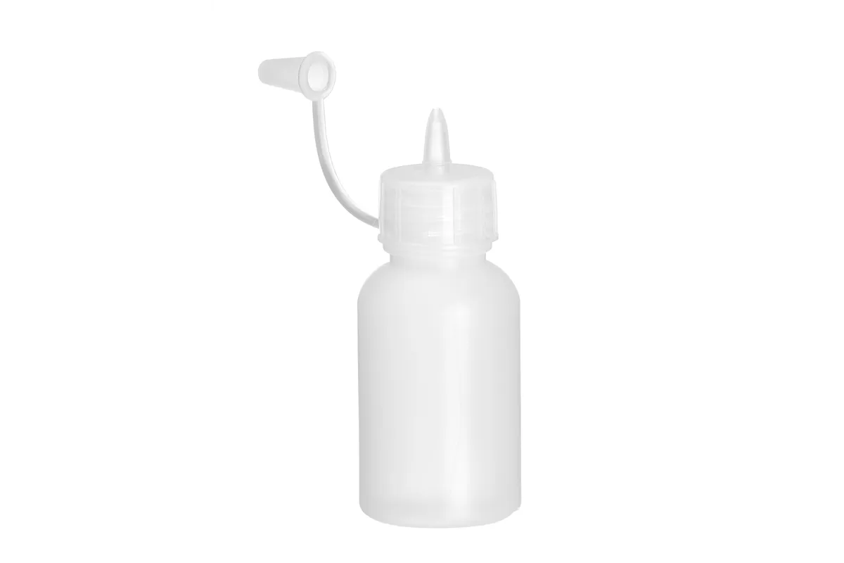 Mini dyspenser do sosów - zestaw 4 szt., 0,03L, transparentny, ⌀30x85mm Hendi 557891