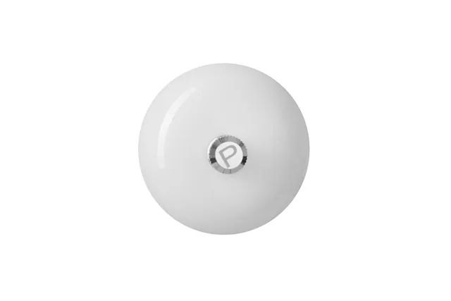 Młynek do soli drewniany, biały, ⌀55x215mm Hendi 469606