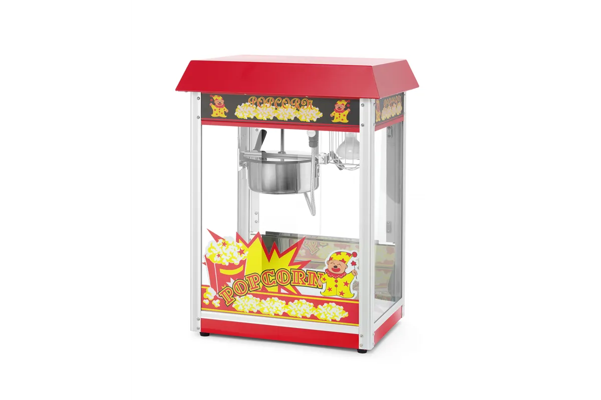 Urządzenie do popcornu, czerwony, 230V/1500W, 574x420x778mm Hendi 282748