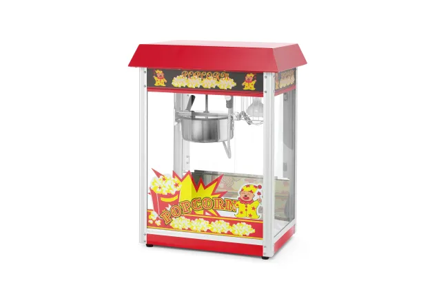 Urządzenie do popcornu, czerwony, 230V/1500W, 574x420x778mm Hendi 282748